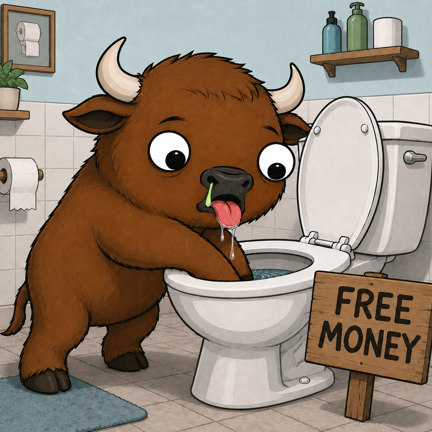 Free money? Bottoms up